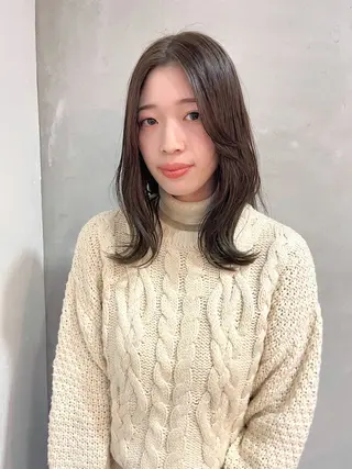 ミディアム Musee plume所属・荻野七菜子 ボブのヘアスタイル