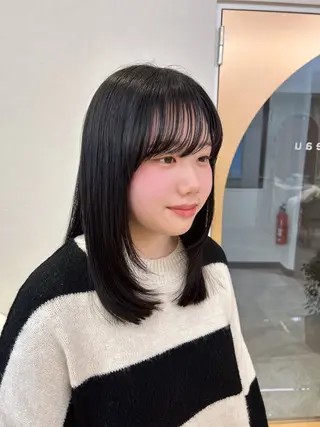 セミロング カラー 佐合 梨花 / eau〈オー〉のヘアスタイル