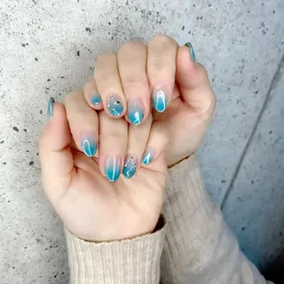 セミロング カラー パーマ ヘアアレンジ メンズ キッズ ネイル マツエク・マツパ アイブロウ Salon Ｋのネイルデザイン