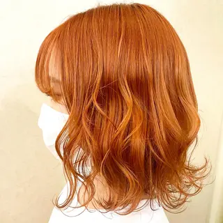 セミロング カラー パーマ ヘアアレンジ メンズ 🦋高瀬寛菜🦋 韓国/ブリーチのヘアスタイル