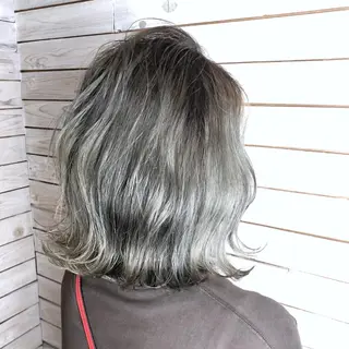 ミディアム カラー ✨大人美人ショート✨ 店長　藤井一輝のヘアスタイル