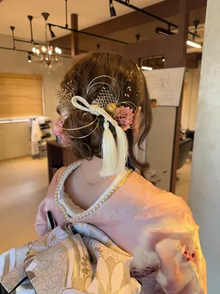 ロング ヘアアレンジ benji所属・Hamatsu Misakiのヘアスタイル