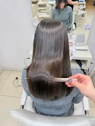 セミロング カラー 🤎ベージュカラー/ 髪質改善/山岸🤎のヘアスタイル
