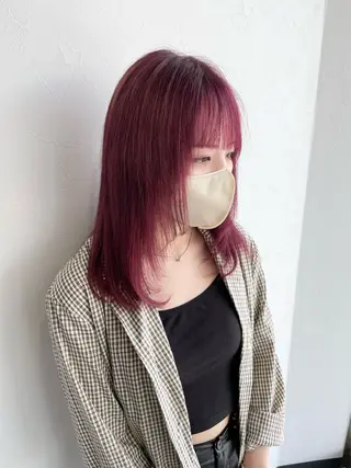 カラー _WHITE浜松店 もえかのヘアスタイル