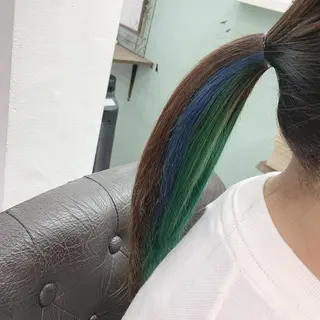 ロング カラー ヘアアレンジ R ri R takagiのヘアスタイル