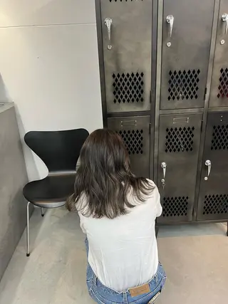 セミロング INORI /フェイスレイヤーのヘアスタイル