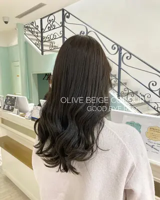 ロング カラー パーマ ヘアアレンジ Zina渋谷エリア マネージャShionのヘアスタイル