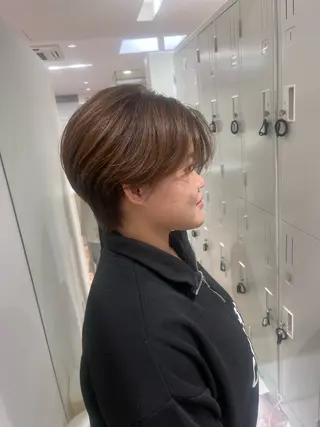 ショート 大人かわいい lobec/田代のヘアスタイル