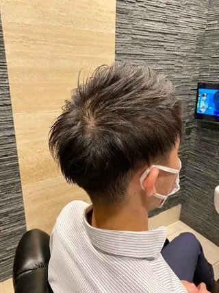 ショート メンズ 浅見 天翔のヘアスタイル