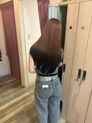 ロング 下澤 天音のヘアスタイル