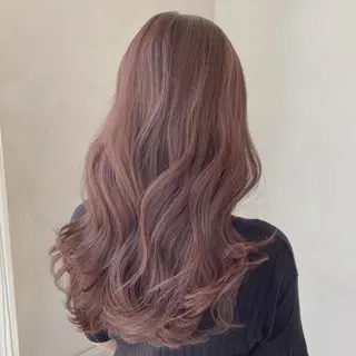 ロング カラー On所属・顔まわりカット🌟 くびれヘア/寺門遥輝のヘアスタイル