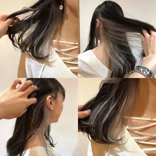 セミロング カラー INTRO.by Fi-Ne所属・韓国ヘア 店長NEGIのヘアスタイル
