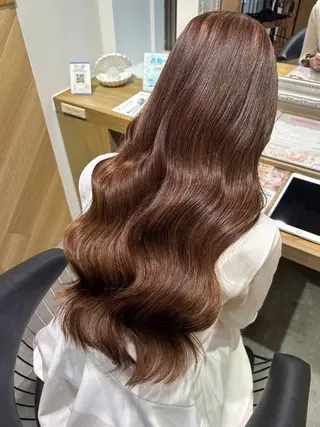 ロング カラー 地毛風カラー/ 吉田菜々子のヘアスタイル