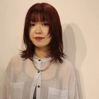 ロング カラー arisa/暖色 /伏見/レイヤーのヘアスタイル