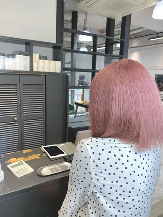 ミディアム カラー Giselハヤシ ケンタのヘアスタイル