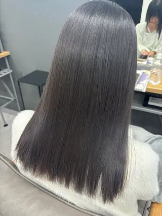 ミディアム ルプラボウ あいか 韓国ヘア/艶髪のヘアスタイル