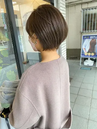 ショート カラー ショート、ボブ シマダマサトのヘアスタイル