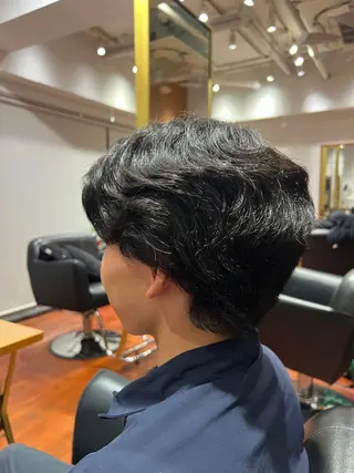 ショート メンズ Quehair所属・白倉 翼のヘアスタイル
