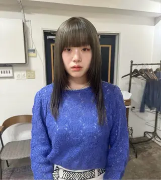 セミロング NAGISA 🎀透明感カラー🎀のヘアスタイル