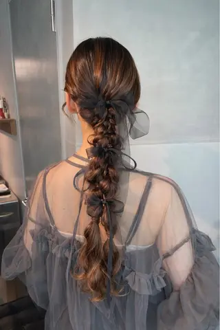 ヘアアレンジ charm《銀座》 ヘアセット/縮毛矯正のヘアスタイル