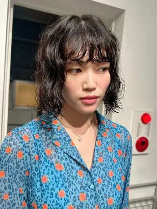 ショート パーマ レイヤーカット/艶髪 ✨💭KIRARIのヘアスタイル