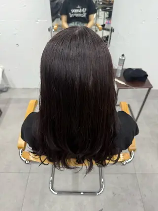 ロング ハイトーン/ベージュ /韓国/kaeのヘアスタイル