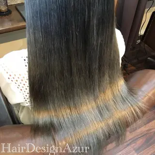ロング カラー HairDesign Azurのヘアスタイル