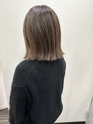 ミディアム カラー 2nd所属・🤍2nd🤍田所 美希のヘアスタイル