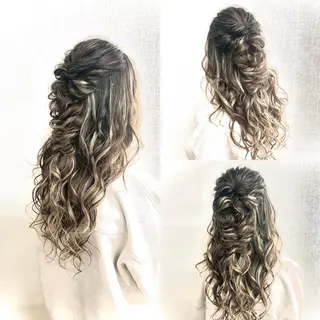 ロング カラー ヘアアレンジ キッズ 💜美髪特化💜 MASAのヘアスタイル