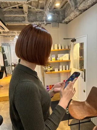 ショート カラー 林　蓮／レイヤー /透明感カラーのヘアスタイル