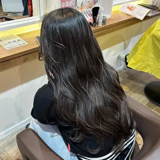 ロング 🎀ハイトーン/ 艶カラー/夕月🎀のヘアスタイル