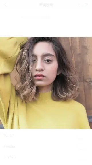 ミディアム カラー ヘアアレンジ ♥️ブリーチ/ボブ/ レイヤー♥️maiのヘアスタイル