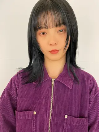 ミディアム haru/レイヤー/ ウルフのヘアスタイル