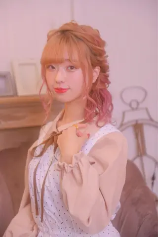 ミディアム ヘアアレンジ Aries🫧 missa𓂃🤍のヘアスタイル