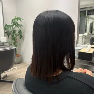 ミディアム JIN/暖色カラー /髪質改善/艶髪のヘアスタイル