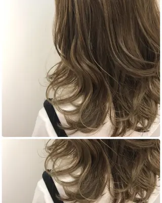 セミロング カラー grow恵比寿【グロウ】髪質改善/ハイライト/ブリーチ/レイヤーカット所属・奥野 貴史　代表　レイヤーのヘアスタイル
