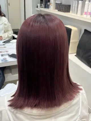 セミロング 【髪質改善カラー】 あむ·. ⟡ 🖤のヘアスタイル