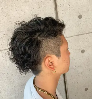 パーマ メンズ 福森 みずきのヘアスタイル