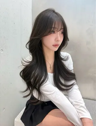 ロング Miyu/透明感 カラー/layerのヘアスタイル