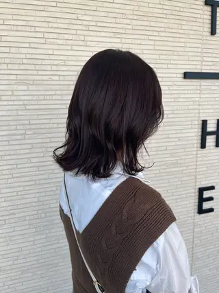 セミロング レイヤー/ウルフ/ ボブ/ショート/屋敷のヘアスタイル
