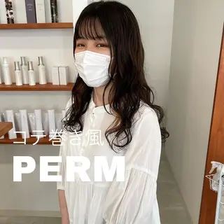 ロング パーマ 🤍似合わせパーマ 奥田沙耶🫧のヘアスタイル