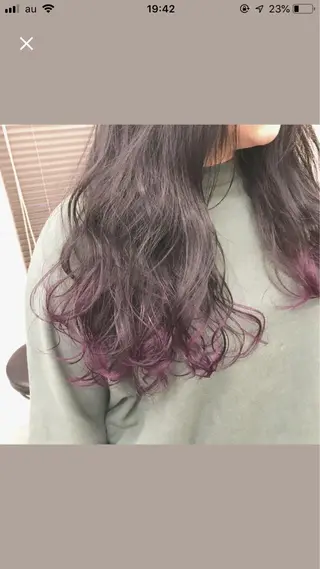 ミディアム カラー 柔らかbeige モトキのヘアスタイル