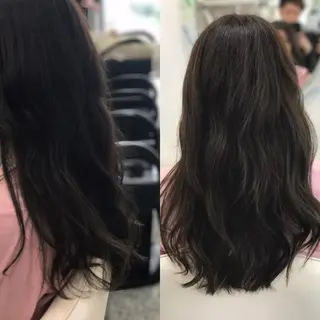 ロング カラー 山内 聡史のヘアスタイル