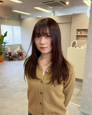 セミロング Hz/金子 亮/レイヤーカットのヘアスタイル