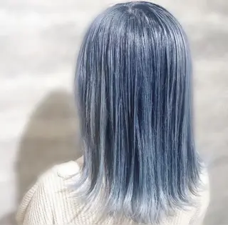 ミディアム カラー ケアブリーチ /髪質 改善/古橋圭史郎のヘアスタイル