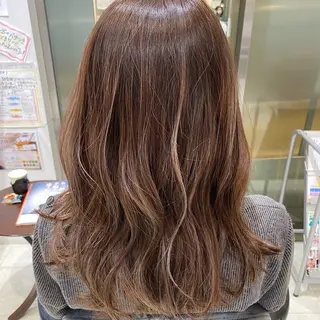 ロング カラー 韓国ヘア/ヨシンモリ /髪質改善/髙橋遥のヘアスタイル