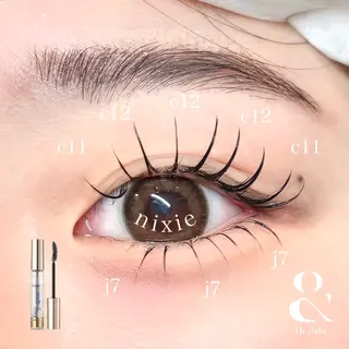 マツエク・マツパ nixie ゆいのマツエク・マツパデザイン