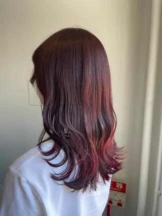 セミロング カラー chloe 【クロエ】のヘアスタイル