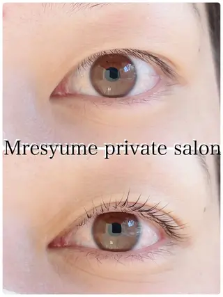 マツエク・マツパ Mresyume MAYUのマツエク・マツパデザイン