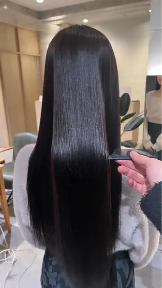 ロング オタク美容師🛍/ 酸性ストレート/艶髪のヘアスタイル